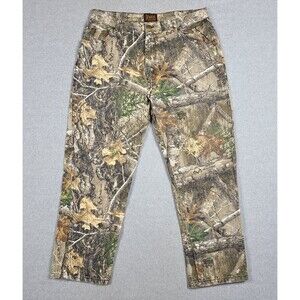 VTG Y2K Gamehide Hunting Pants Realtree 38x32 (36x29) Jeans Camo Heavyweight